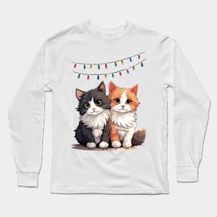 Christmas Cat Long Sleeve T-Shirt